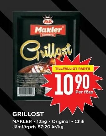 Willys Grillost erbjuda