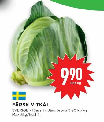 Willys Färsk vitkål erbjuda