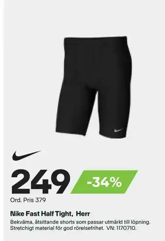 XXL Nike Fast Half Tight, Herr erbjuda