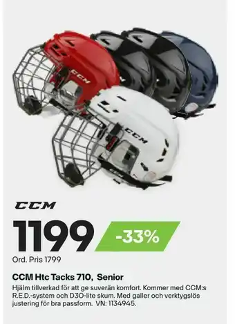 XXL CCM Htc Tacks 710, Senior erbjuda
