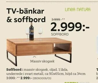 XXXLutz Soffbord erbjuda