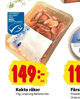 City Gross Kokta räkor erbjuda