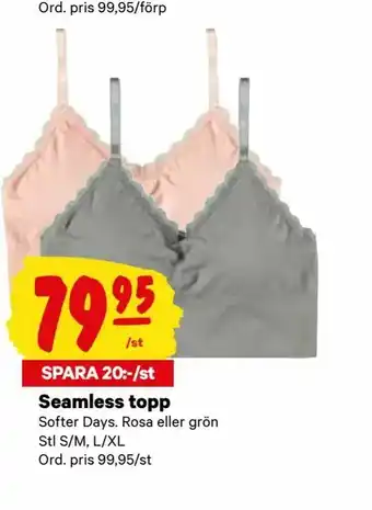 Seamless topp