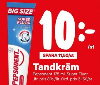 City Gross Tandkräm erbjuda