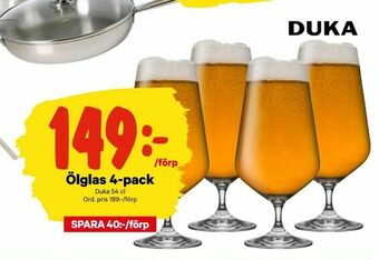 City Gross Ölglas 4-pack erbjuda