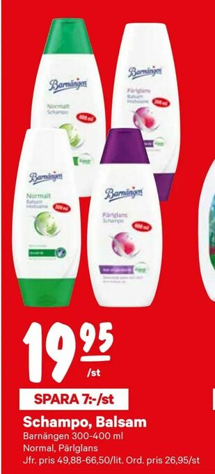 City Gross Schampo, Balsam erbjuda