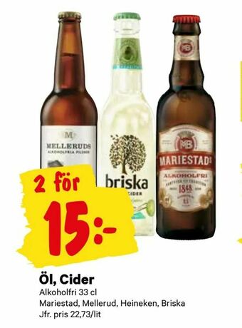 City Gross Öl, Cider erbjuda