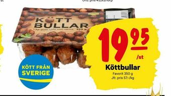 City Gross Köttbullar erbjuda