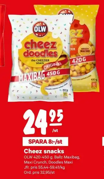 City Gross Cheez snacks erbjuda