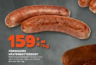 Stora Coop Färskkorv västerbottensost erbjuda