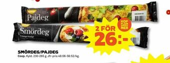 Stora Coop Smördeg/pajdeg erbjuda