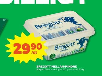 Stora Coop Bregott mellan/mindre erbjuda