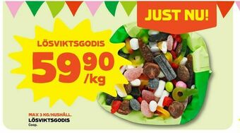 Stora Coop Lösviktsgodis erbjuda