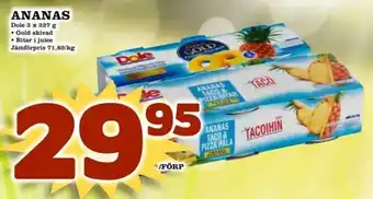 Dole Ananas 3x227g