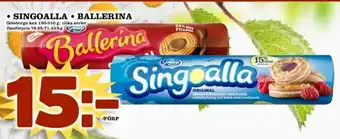 Nelins Göterborgs Kex Singoalla och Ballerina 190-210g erbjuda