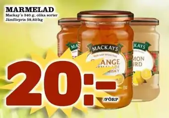 Nelins Mackays Marmelad 340g erbjuda