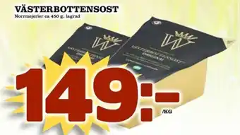 Nelins Normejerier Västerbottensost 450g erbjuda