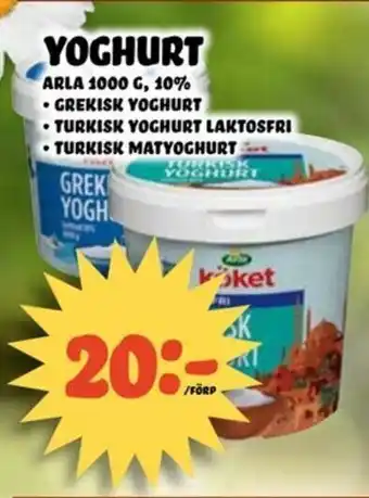 Nelins Arla Yoghurt 1000g erbjuda