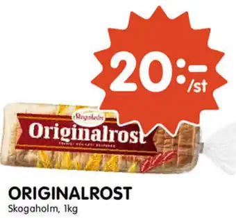 Tempo Skogaholm Originalrost 1kg erbjuda
