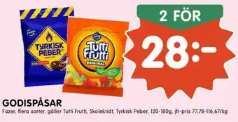 Tempo Fazer Godispåsar 120g-180g erbjuda