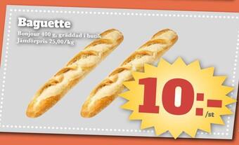 Bonum Matmarknad Baguette erbjuda