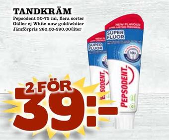Bonum Matmarknad Tandkräm erbjuda