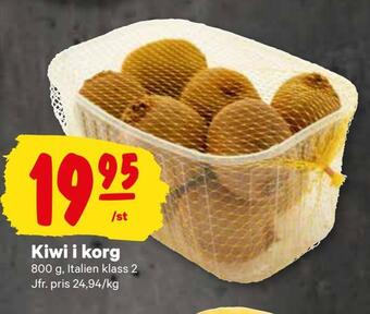 City Gross Kiwi i korg erbjuda