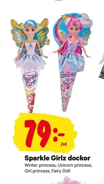 City Gross Sparkle girlz dockor erbjuda