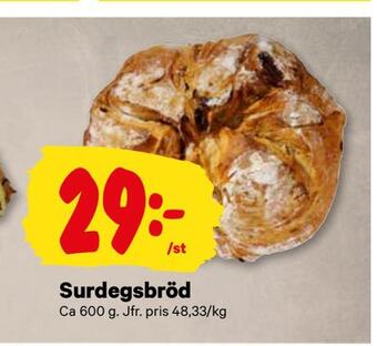 City Gross Surdegsbröd erbjuda