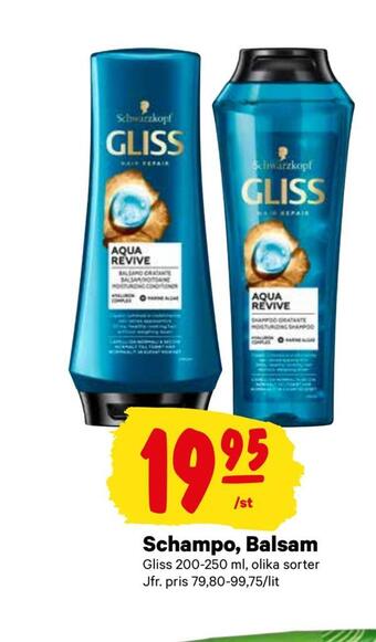 City Gross Schampo, balsam erbjuda