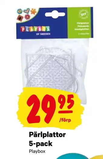 Pärlplattor 5-pack