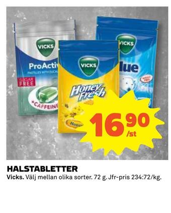 Coop Konsum Halstabletter erbjuda