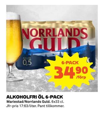 Coop Konsum Alkoholfri öl 6-pack erbjuda