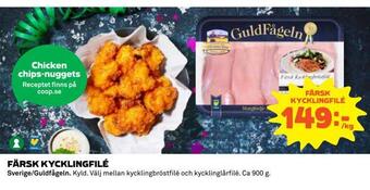 Coop Daglivs Färsk kycklingfilé erbjuda