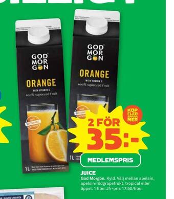 Coop Forum Juice erbjuda