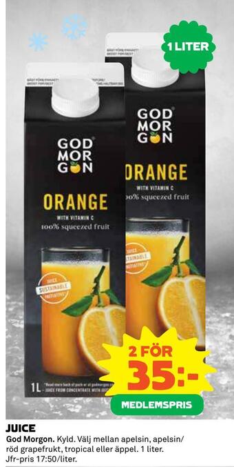 Coop Daglivs Juice erbjuda
