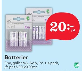 Hemköp Batterier erbjuda