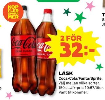 Coop Daglivs Läsk erbjuda