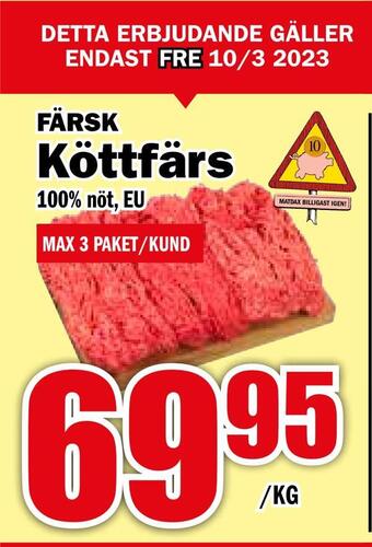 Matdax Köttfärs erbjuda