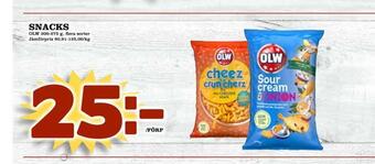 Nelins Snacks erbjuda