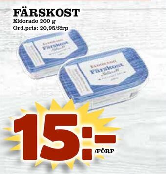 Supergrossen Färskost erbjuda