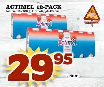 Matdax Actimel 12-pack erbjuda