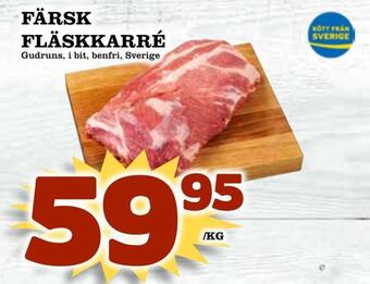 Matdax Färsk fläskkarré erbjuda