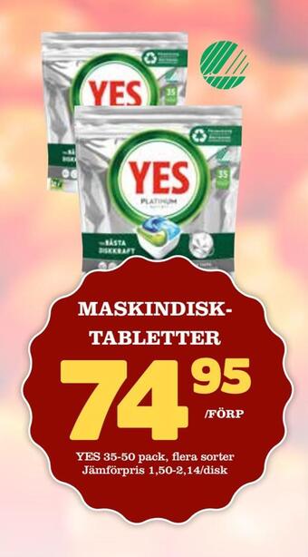 Maskindisktabletter