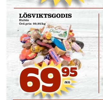 Supergrossen Lösviktsgodis erbjuda