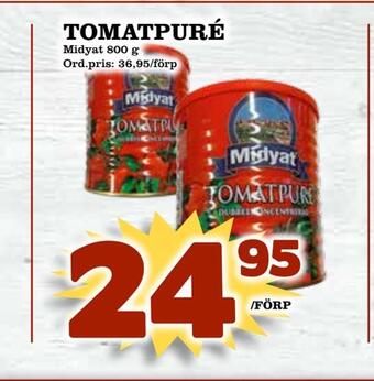Supergrossen Tomatpuré erbjuda