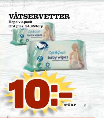 Supergrossen Våtservetter erbjuda