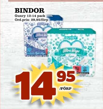 Supergrossen Bindor erbjuda