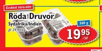 Röda druvor