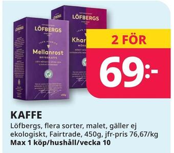 Tempo Kaffe erbjuda